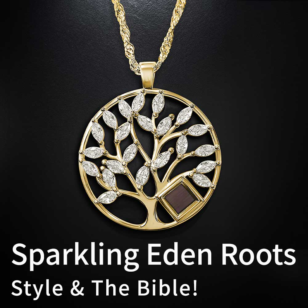 Cute Valentine's Day gift idea – tree of life faith necklace in gold