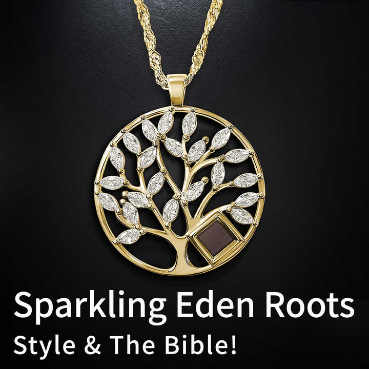 Cute Valentine's Day gift idea – tree of life faith necklace in gold