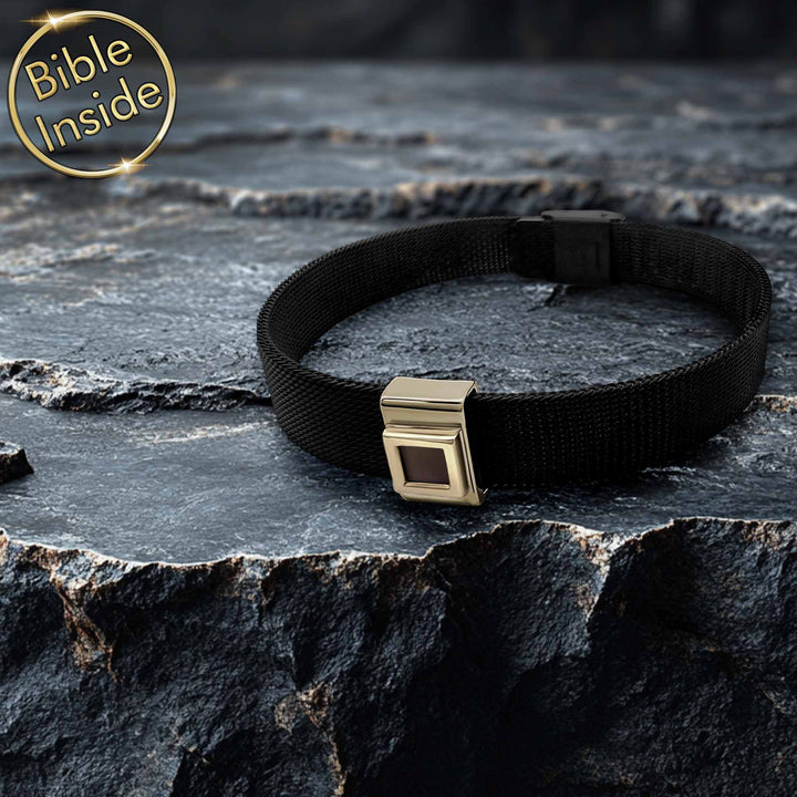 Idea for Valentine’s day gift Christian bracelet with nano Bible inside