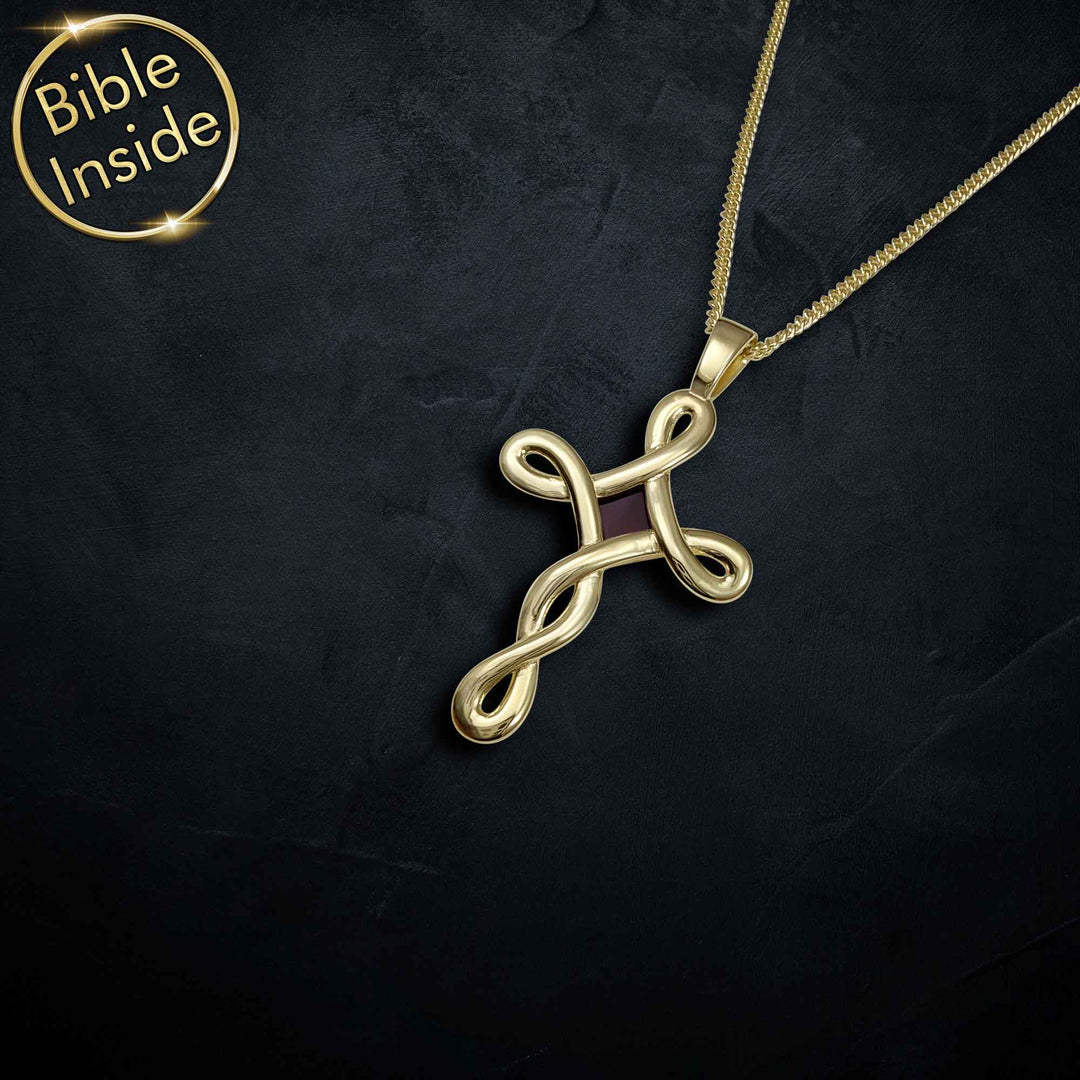 Cute Valentine's Day gift idea – gold cross necklace for daily faith wear