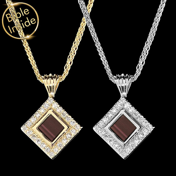 Elegant valentines jewelry rhombus pendant – My Nano Jewelry