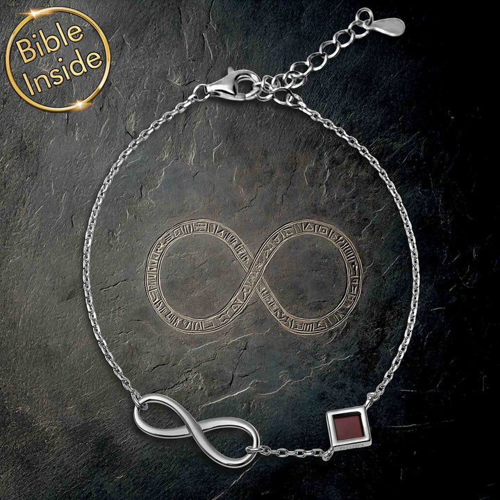 Women's nano Bible bracelet in silver, Valentine's day gift for me