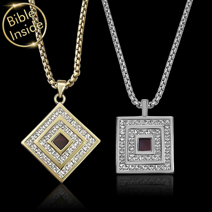 Rhombus pendant — valentine's day idea for your boyfriend who wears his faith