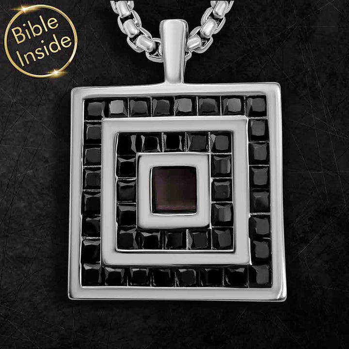 Valentine gift idea for him polished nano Bible necklace for daily wear