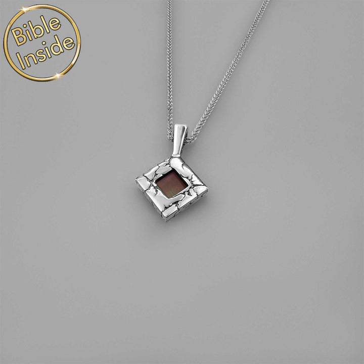 Christian men's necklace – valentine's day present idea for him who wears his faith