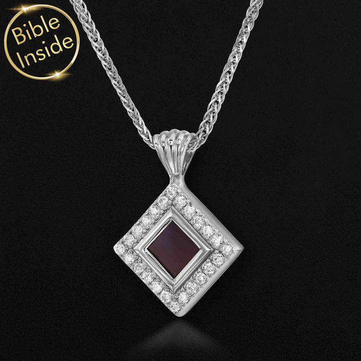 Women's Christian jewelry Valentine's gift for employee with diamonds