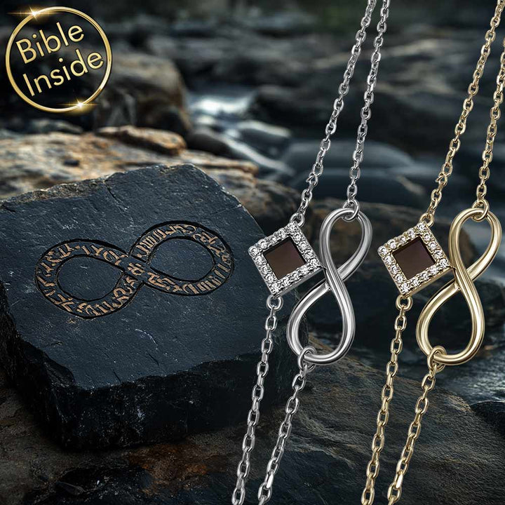 Cute Valentine's Day gift idea – infinity bracelet for Christian girlfriend