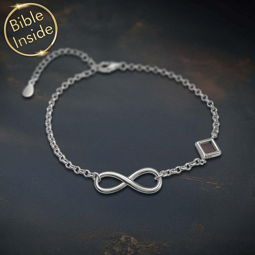 Sterling silver infinity bracelet – cute Valentine's Day gift idea