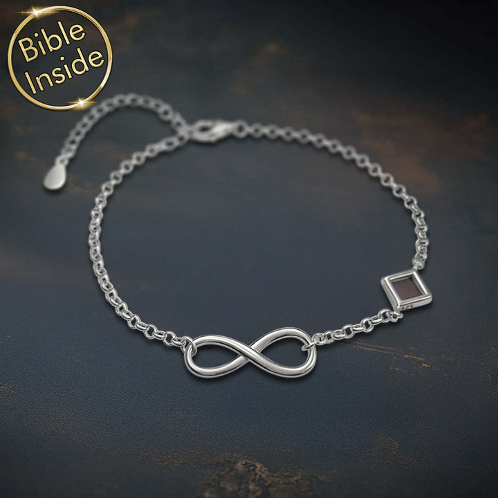 Sterling silver infinity bracelet – cute Valentine's Day gift idea