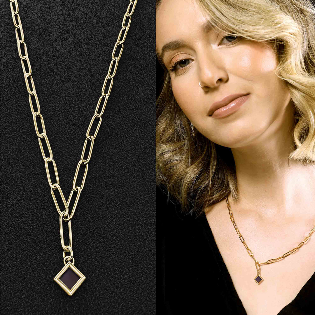 Valentine's gift for me nano Bible necklace in gold for Christian women