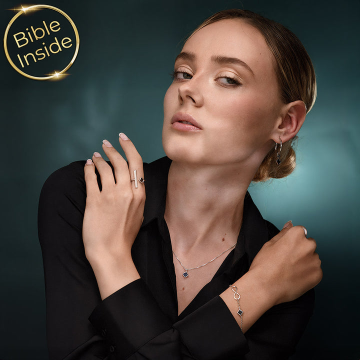 Valentine jewelry gifts for her - Milan design with Christian Bible technology