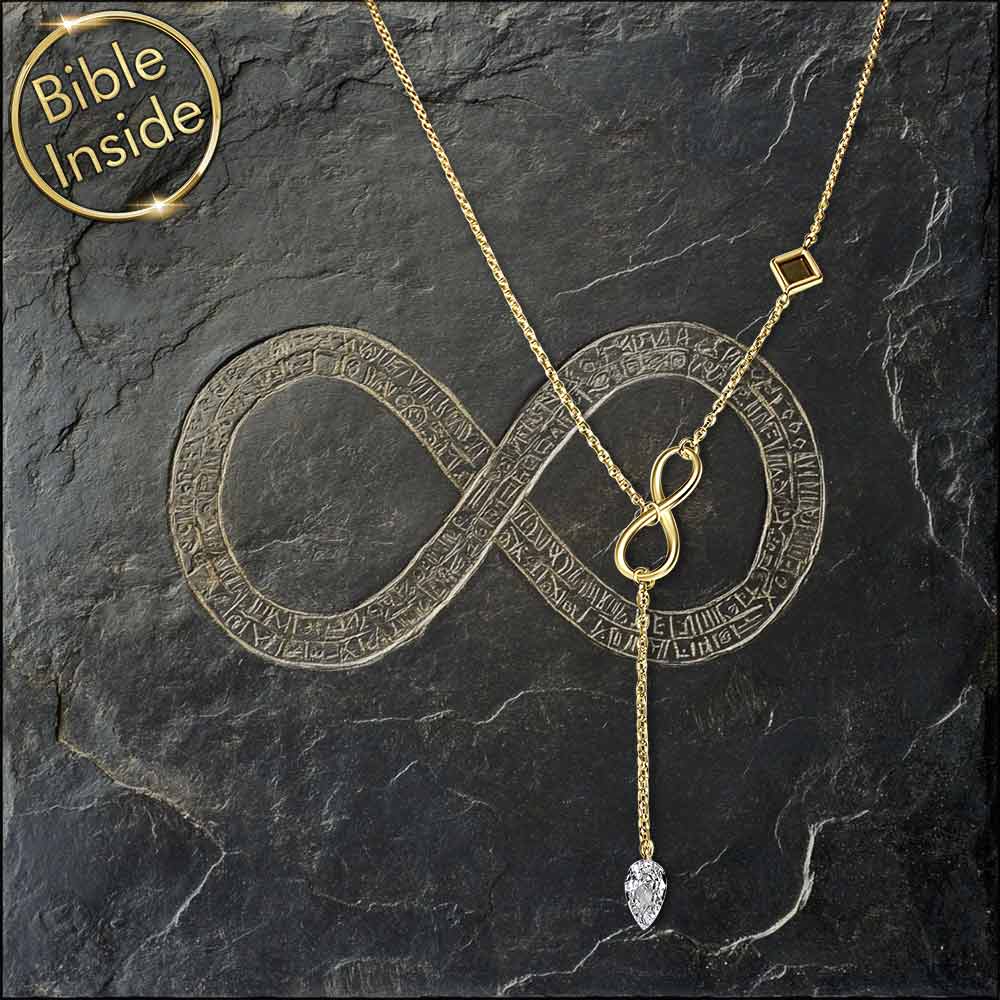Best gift ideas for Valentine's day Milan Necklace with New Testament micro Bible chip