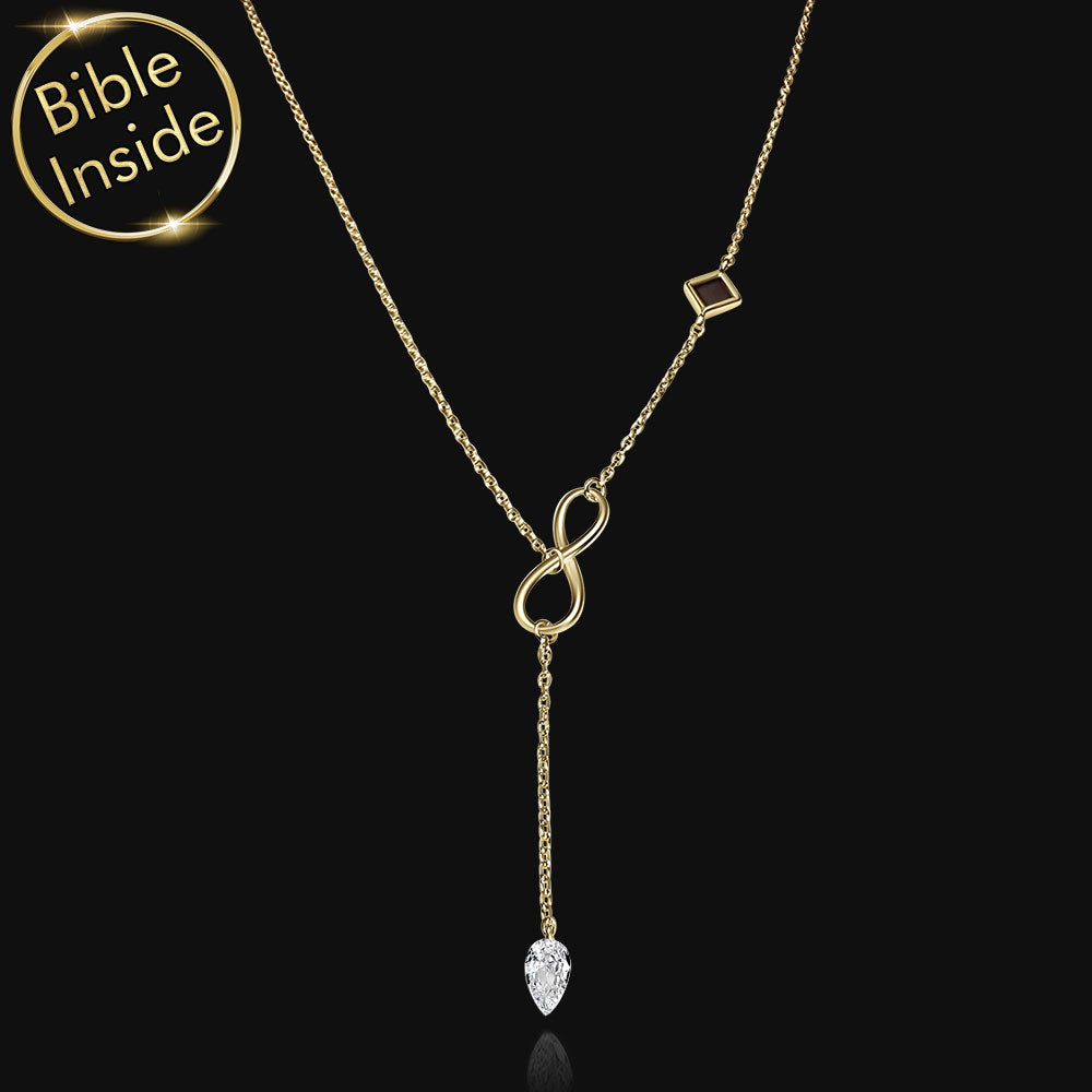 Gold-tone Christian necklace, creative valentines ideas and best gift ideas for Valentine's day