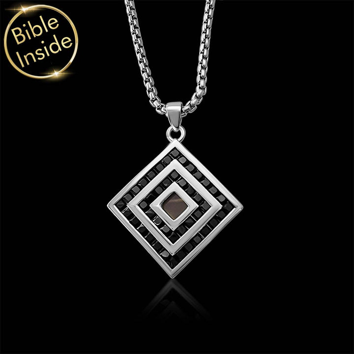 Idea for Valentines day present nano Bible necklace gift from boyfriend